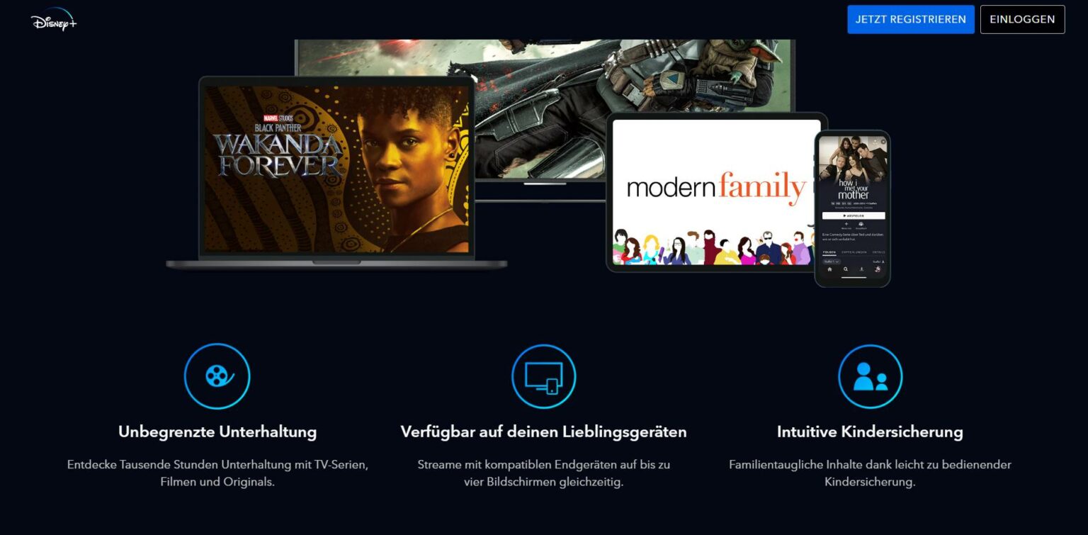 Auf wie vielen Geräten kann man Disney+ gleichzeitig streamen?